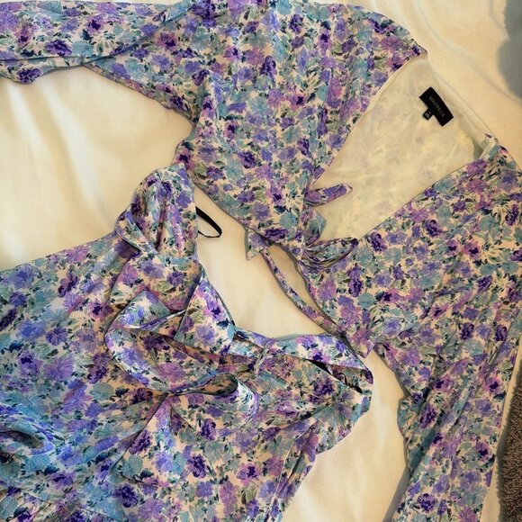 Majorelle floral SET (top+ shorts) size xs - Picture 3 of 5